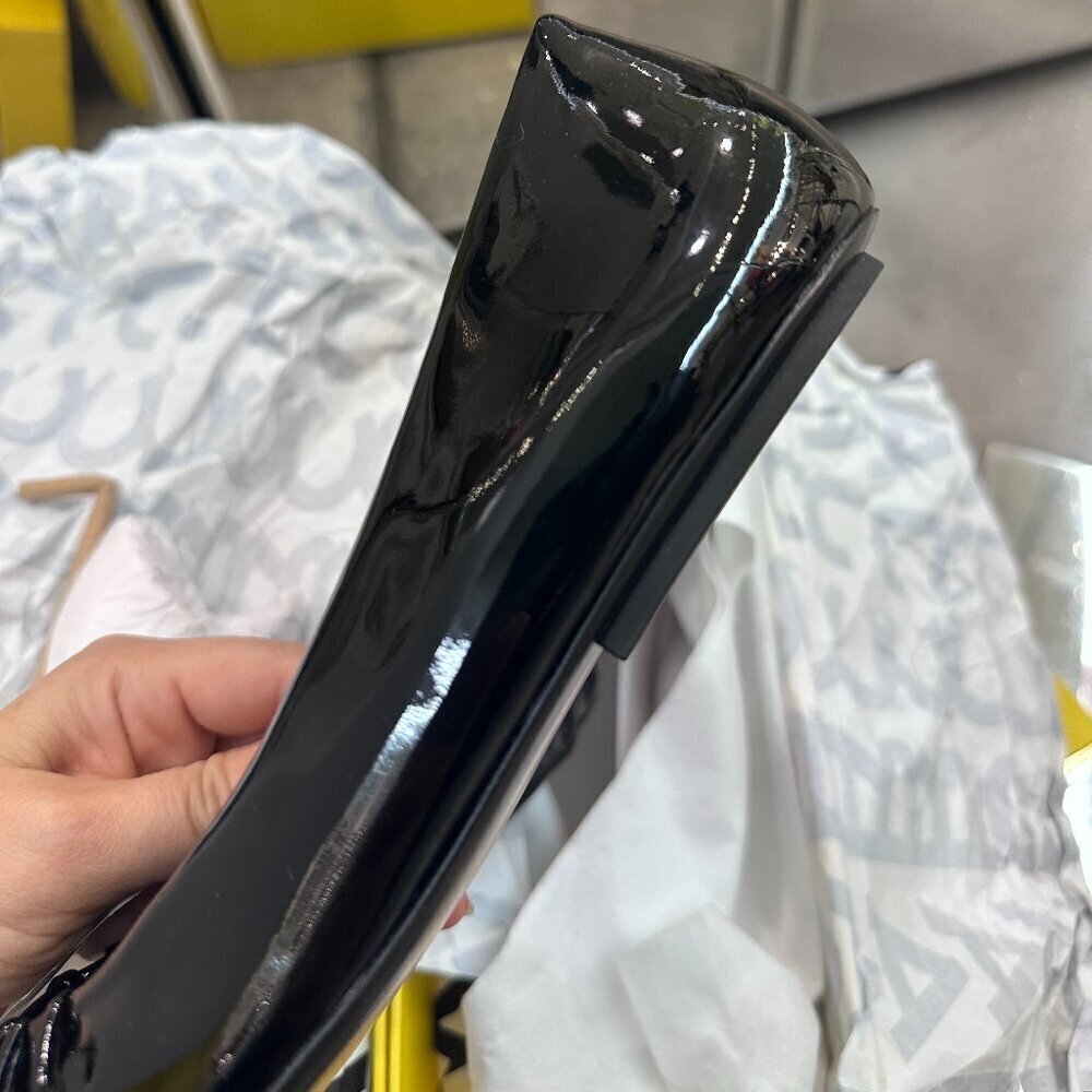 NIB! NEW! Marc Jacobs The Ali Ballerina Flat -Women Black - Picture 8 of 10